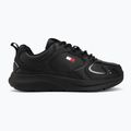 Vyriški batai Tommy Jeans Runn Leather triple black 2