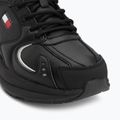 Vyriški batai Tommy Jeans Runn Leather triple black 7