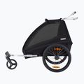 Thule Coaster XT Bike Trailer+Stroll dviračio priekaba dviems asmenims, juoda 10101810 2