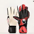 Uhlsport Powerline Supersoft vartininko pirštinės juoda/raudona/balta 4