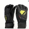 Vyriškos slidinėjimo pirštinės LEKI WCR C-Tech 3D black ice/lemon 9