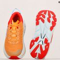 HOKA Bondi X fiesta/amber yellow vyriški bėgimo bateliai 11