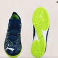 Vaikiški futbolo bateliai PUMA Match IT + Mid Jr persian blue/puma white/ultra green 14