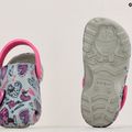 Vaikiški sandalai Coqui Little Frog mid.grey/fuchsia love/amulet 14