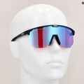 Bliz Hero Nano Optics Nordic Light S2 dviratininkų akiniai matiniai juodi/šviesūs begonijos/violetiniai mėlyni multi 14