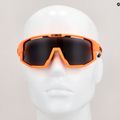 Bliz Vision S3 matiniai neoninės oranžinės/dūmų spalvos dviratininko akiniai 11