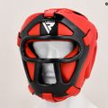 Bokso šalmas RDX Guard Grill T1 red 10