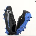 Nike Phantom GX Academy FG/MG juodi/chromuoti/hiper royal futbolo bateliai 8