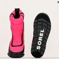 Paauglių sniego batai Sorel Outh Whitney II Puffy Mid cactus pink/black 16