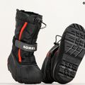 Vaikiški sniego batai Sorel Flurry Dtv black/bright red 15