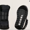 Vaikiški sniego batai Sorel Whitney II Strap WP black/sea salt 16