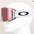 "Oakley Fall Line" matinės baltos/prizm rožinio aukso spalvos slidinėjimo akiniai 10