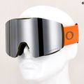 "Oakley Fall Line" oranžiniai/prizm black iridium slidinėjimo akiniai 7