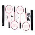 Wilson Tour badmintono rakečių rinkinys 4 vnt. raudonos spalvos WRT844400