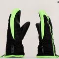Vaikiškos slidinėjimo pirštinės Reusch Ben Mitten juoda/neon žalia 10