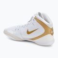 "Nike Freek" balti/metalinio aukso/šaltai pilki bokso bateliai 3