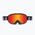 Slidinėjimo akiniai Volcom Footprints matte black stone/red chrome/yellow 2