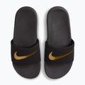 Vaikiškos šlepetės Nike Kawa black/metallic gold 5