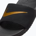 Vaikiškos šlepetės Nike Kawa black/metallic gold 7