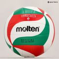 Tinklinio kamuolys Molten V5M1500-5 white/green/red dydis 5 5