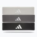 Mankštos juostų rinkinys adidas Resistance Band 3 vnt. black/ grey/ white