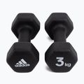 adidas hanteliai 2x3 kg juodi ADWT-10003 3