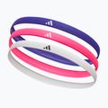 Galvos juostos adidas Hairbands 3 pack lucid blue/lucid pink/white 2