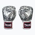 Bokso pirštinės Twins Special Fancy FBGVL3-52 white/silver