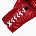 Fairtex Pro Competition bokso pirštinės su užrakintu nykščiu Odinės raudonos spalvos 6