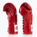 "Fairtex Pro Competition" bokso pirštinės su užrakintu nykščiu Odinės raudonos spalvos 3