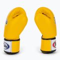 Bokso pirštinės Fairtex Universal "Tight-Fit" Design yellow 4