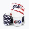 Bokso pirštinės Fairtex Universal "Tight-Fit" Design USA white 4
