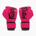 Bokso pirštinės Fairtex Microfiber pink/black