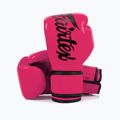 Bokso pirštinės Fairtex Microfiber pink/black 4