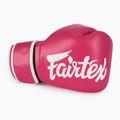 Bokso pirštinės Fairtex Microfiber pink/white 5