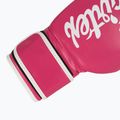 Bokso pirštinės Fairtex Microfiber pink/white 6