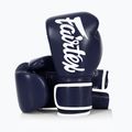 Bokso pirštinės Fairtex Microfiber Art Collections Blue Wave blue 4