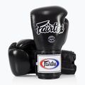 "Fairtex Super Sparring" bokso pirštinės su užfiksuotu nykščiu juodos spalvos 4