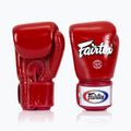 Bokso pirštinės Fairtex Super Sparring - Locked Thumb red