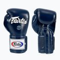 Bokso pirštinės Fairtex Super Sparring - Locked Thumb blue