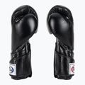 Fairtex stilingos kampuotos bokso pirštinės su užfiksuotu nykščiu juodos spalvos 4