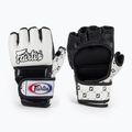 Fairtex Super Sparring graplingo pirštinės baltos/juodos spalvos
