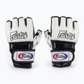Fairtex Super Sparring graplingo pirštinės baltos/juodos spalvos 2