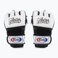 "Fairtex Super Sparring" graplingo pirštinės baltos/juodos spalvos