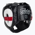 Bokso šalmas Fairtex Super Sparring black/white 3