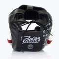 Bokso šalmas Fairtex Super Sparring black/white 2