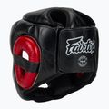 Bokso šalmas Fairtex Diagonal Vision Sparring Headguard - Full Head Coverage black/red 3
