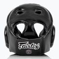 Bokso šalmas Fairtex Muay Thai Competition black 4