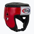 Apsauginis šalmas Fairtex Muay Thai & Kickboxing Competition red