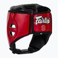 Apsauginis šalmas Fairtex Muay Thai & Kickboxing Competition red 3